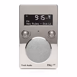 Tivoli Audio PAL+BT, Portable, Analogique et numérique, DAB+, FM, LED, Chrome, Rotatif