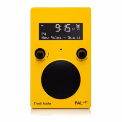 Tivoli Audio PAL+BT, Portable, Analogique et numérique, DAB+, FM, LED, Noir, Jaune, Rotatif