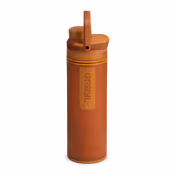 Grayl UltraPress Randonnée 500 ml Acrylonitrile-Butadiène-Styrène (ABS), Polypropylène (PP), Silicone, Élastomère thermoplastique (TPE) Orange