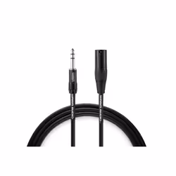 Warm Audio PRO-XLRM-TRSM-3, XLR, Mâle, 6,35 mm TRS, Mâle, 0,9 m, Noir