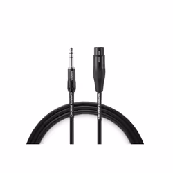Warm Audio PREM-XLRF-TRSM-3, XLR, Femelle, 6,35 mm TRS, Mâle, 0,9 m, Noir