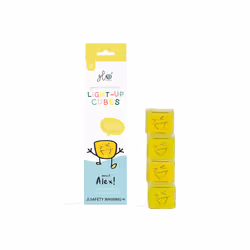 glo Alex Light-Up Cubes, Jouet de bain, Garçon/Fille, 3 an(s), Effets lumineux, Jaune