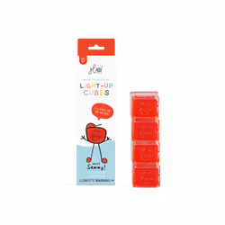 glo Sammy Light-Up Cubes, Jouet de bain, Garçon/Fille, 3 an(s), Effets lumineux, Rouge