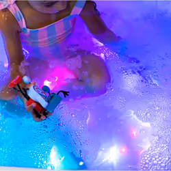 glo Party Pal Light-Up Cubes Jeu de construction pour le bain Multicolore