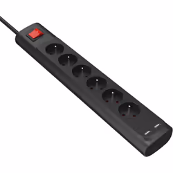 Rallonge parafoudre MONSTERCABLE Parasurtenseur 6 prises + 2 USB-A