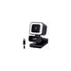 Aukey PC-LM6 Stream Series with Ring Light Full HD Webcam with 1/3-CMOS Sensor black