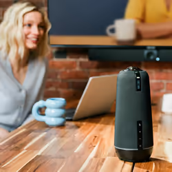Owl Labs Meeting Owl 4+ – Caméra de visioconférence intelligente 4K, microphone et haut-parleur à 360°, avec des fonctionnalités telles que la focalisation automatique sur la personne qui parle, le zoom intelligent et l'égalisation du bruit - Vue supplémentaire 7