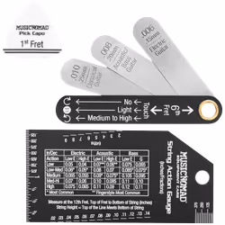 Kit de réglage pour truss rod et l'action des cordes livré avec MN600 et MN602 MusicNomad