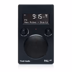 Tivoli Audio PAL+BT, Portable, Analogique et numérique, DAB+, FM, LED, Noir, Rotatif