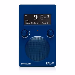 Tivoli Audio PAL+ BT, Portable, Analogique et numérique, DAB+, FM, LED, Bleu, Rotatif