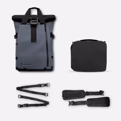 WANDRD PK31-BL-PB-3, Sac à dos, Universel, Compartiment pour Notebook, Bleu, Noir