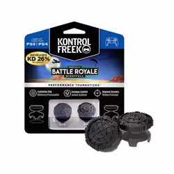 KontrolFreek FPS Freek Battle Royale, PlayStation 4, PlayStation 5, Molettes, Noir, Caoutchouc, Convexe, 2 pièce(s)