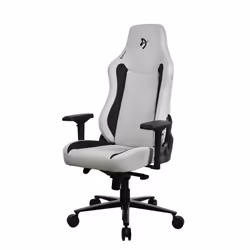 Arozzi Fabric Gaming Chair Vernazza Supersoft Light Grey