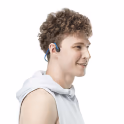 SHOKZ OpenMove Écouteurs à Conduction Osseuse Bluetooth 5.1 Bleu IP55 - Vue supplémentaire 5