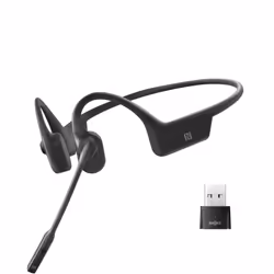 SHOKZ OpenComm UC - Black, Sans fil, Bureau/Centre d'appels, 20 - 20000 Hz, 33 g, Casque, Noir