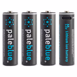 Pale Blue PB-AA-C, Batterie rechargeable, AA, Lithium-Ion (Li-Ion), 1,5 V, 4 pièce(s), 1700 mAh