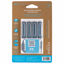 Pale Blue PB-AA-C pile domestique Batterie rechargeable Lithium-Ion (Li-Ion)