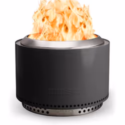 Solo Stove Brasero Yukon et Support 2.0  Brasero de sans émission de fumée Combustion Naturelle du Bois 685x505cm 20 kg Gris