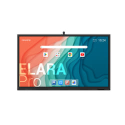 Newline Elara Pro tableau blanc interactif 2,18 m (86") 3840 x 2160 pixels Écran tactile Noir