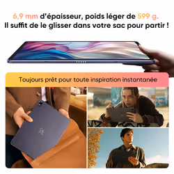 XPPen Magic Drawing Pad tablette graphique Gris 2540 lpi USB/Bluetooth