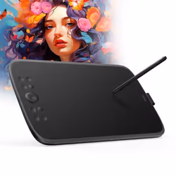 UGEE M908 10x6.25 Pouces Tablette Graphique avec Roulette de Défilement et 8 Touches de Raccourci Interface USB-C