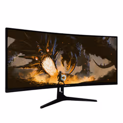 Arozzi Nova 34″ Curved écran plat de PC 34" 4K Ultra HD LED Noir - Vue supplémentaire 2
