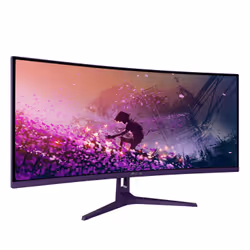 Arozzi Nova 34″ Curved écran plat de PC 34" 4K Ultra HD LED Violet - Vue supplémentaire 2