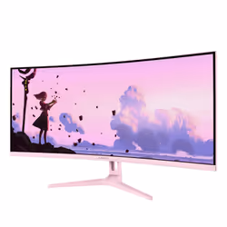 Arozzi Nova 34" Curved écran plat de PC 34" 4K Ultra HD LED Rose - Vue supplémentaire 7