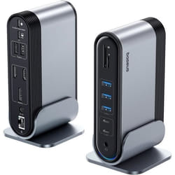 Station daccueil USB C - BASEUS - 17 en 1 - Triple affichage 4K60Hz - Transfert rapide USB3.0 - Chargement 100W