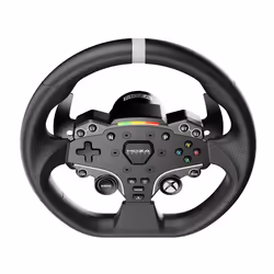 Moza Racing RS052, Volant, Xbox, Croix directionnelle, Bouton d'accueil, Touche Menu, Bouton Démarrer, Noir, Aluminium, Polyu ...