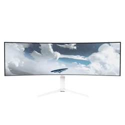 Arozzi Nova 49” Curved écran plat de PC 49" Dual QHD LED Blanc