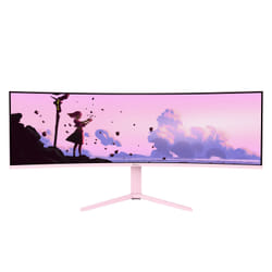 Arozzi Nova 49” Curved écran plat de PC 49" Dual QHD LED Rose