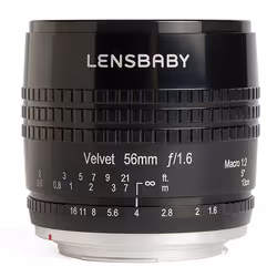 Lensbaby Velvet 56, 4/3, Nikon F