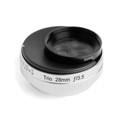 Lensbaby Trio 28 MILC Noir, Blanc