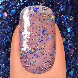 LONDONTOWN Lakur Minted In Style vernis à ongles 12 ml Violet Colle pailletée