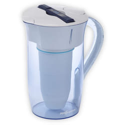 Zero 10-Cup Filtre à eau pour carafe 2,36 L Bleu, Blanc