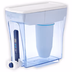 Zero ZD20RP, Filtre pompée à eau manuelle, 4,7 L, Transparent, Blanc