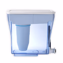 Zero ZD20RP filtre à eau Filtre pompée à eau manuelle 4,7 L Transparent, Blanc