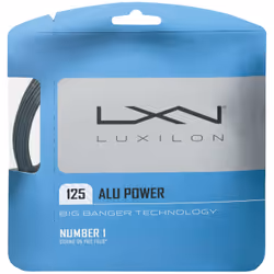 luxilon bb alu power 15 string silver plata