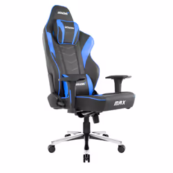 AKRacing Masters Series Max Fauteuil de gaming Siège capitonné Noir, Bleu