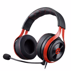 LucidSound LS25 eSports, Avec fil, Jouer, 20 - 20000 Hz, 318 g, Casque, Noir, Rouge
