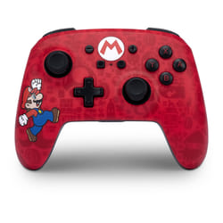 PowerA Here We Go Mario Noir, Rouge Bluetooth/USB Manette de jeu Analogique Nintendo Switch