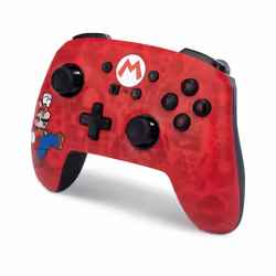 PowerA Here We Go Mario Noir, Rouge Bluetooth/USB Manette de jeu Analogique Nintendo Switch - Vue supplémentaire 4