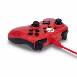 PowerA Here We Go Mario Noir, Rouge Bluetooth/USB Manette de jeu Analogique Nintendo Switch - Vue supplémentaire 5