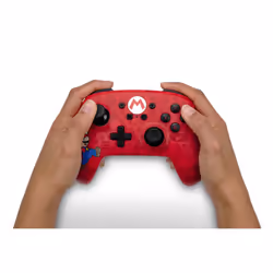 PowerA Here We Go Mario Noir, Rouge Bluetooth/USB Manette de jeu Analogique Nintendo Switch - Vue supplémentaire 9