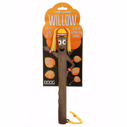 DOOG Stick Family Toys - Willow, Chien, Tube, Marron, Caoutchouc, Mastication, 25 mm