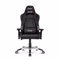 AKRacing Master Premium, Siège de jeu sur PC, 150 kg, Siège rembourré, Dossier rembourré, Aluminium, Noir