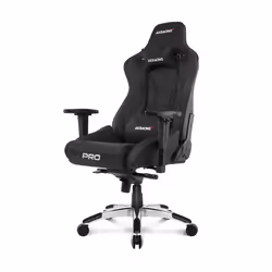AKRacing Pro Siège de jeu sur PC Siège capitonné Noir
