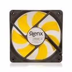 SilenX EFX-12-12, Ventilateur, 12 dB, Jaune