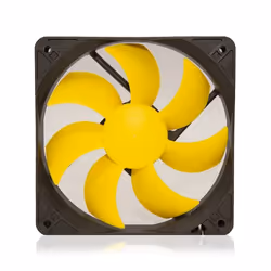 SilenX EFX-12-12 système de refroidissement d’ordinateur Boitier PC Ventilateur Jaune